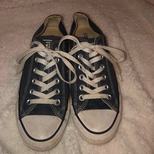 Navy Low-Top Converse All-Stars